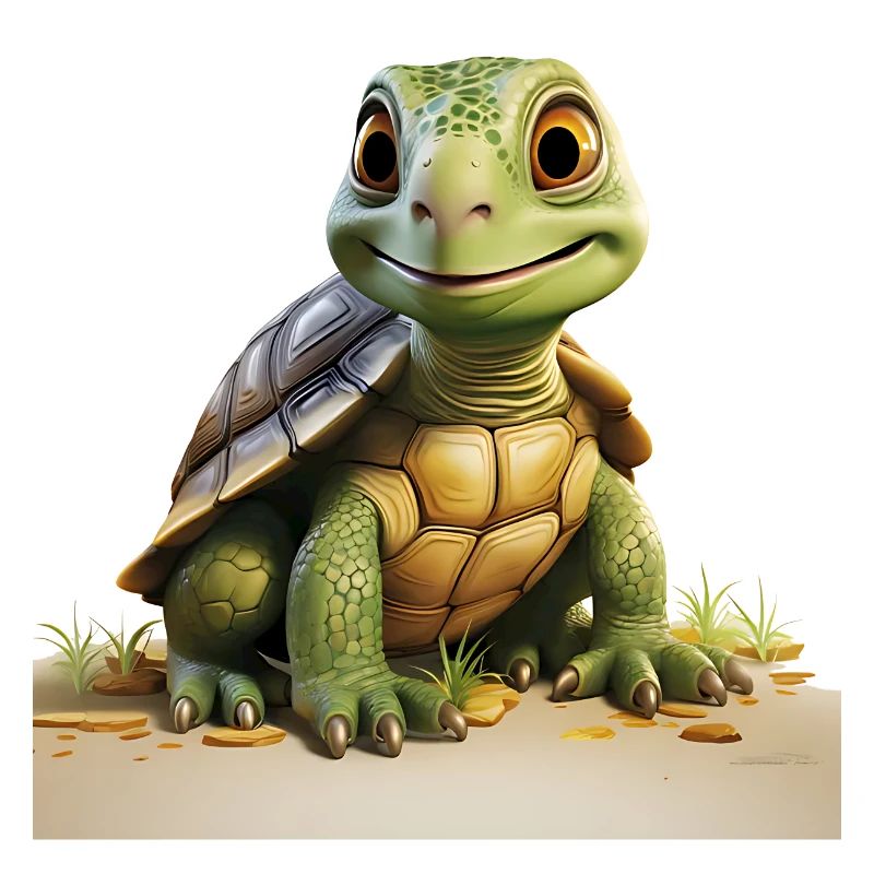 Little Funny Turtle
