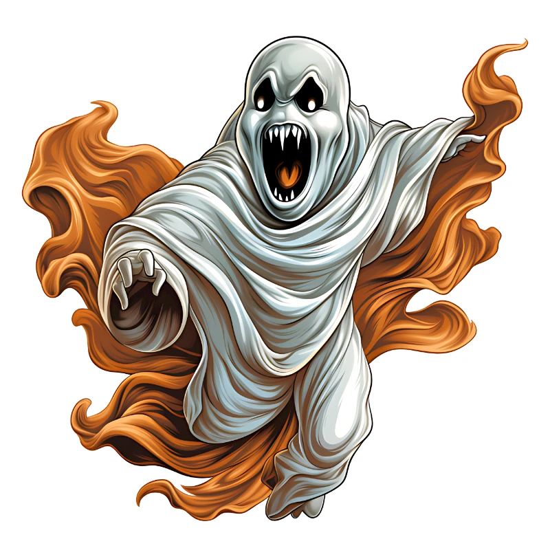 Eerily beautiful ghost