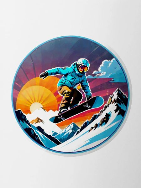 Snowboarding, snow and skiing