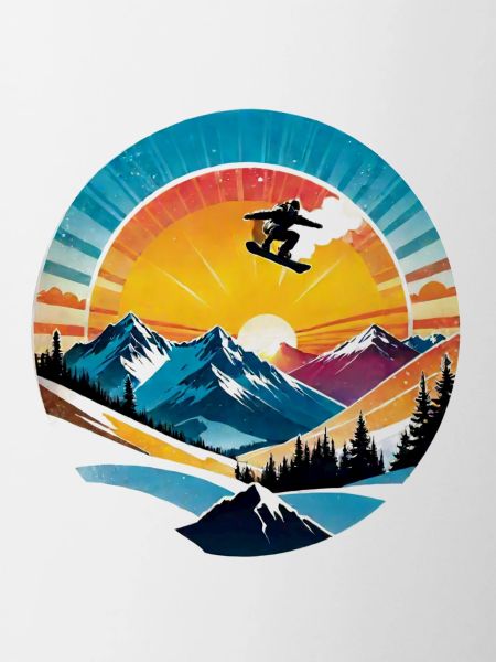 Snowboarding, snow and skiing
