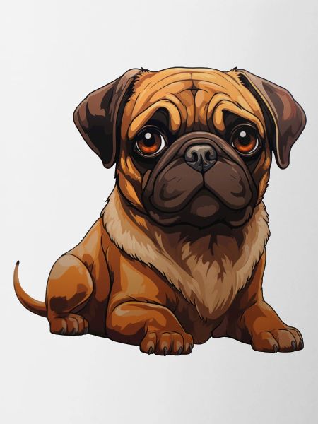 Pug Portrait