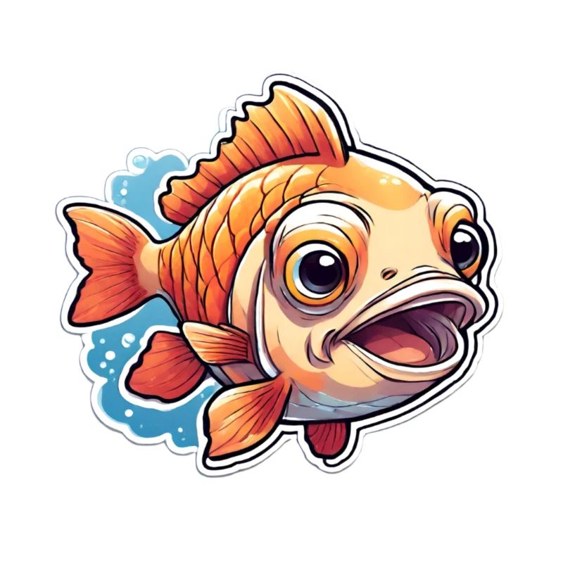 Astonished goldfish