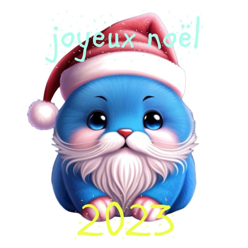 Chat père noël