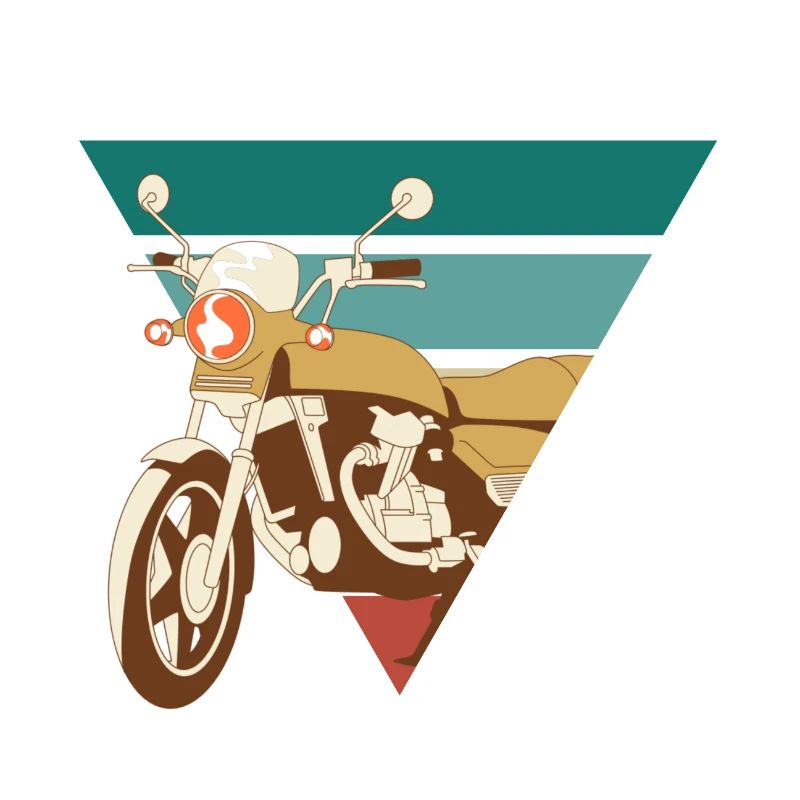 Vintage Motorrad - Retro Geschenkidee