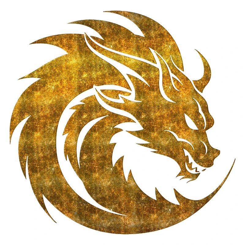 Fantasy Drache Anime Drachenkopf Mythisches Reptil