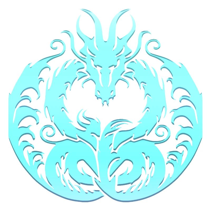 Fantasy Drache Anime Drachenkopf Mythisches Reptil