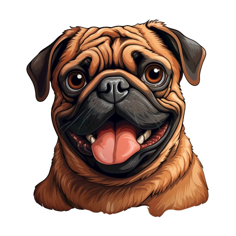 Pug Portrait