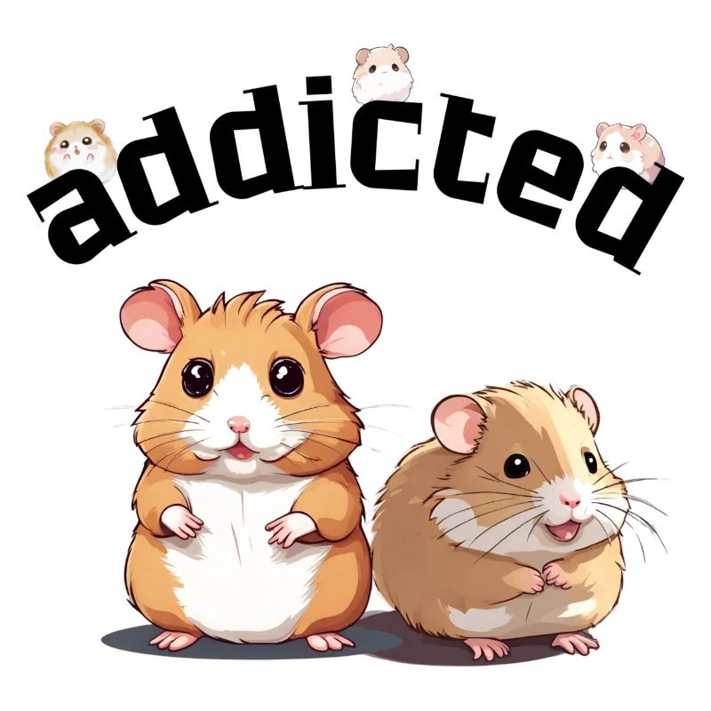 Mignon Hamster Frères - Petit Hamster - Fan de hamster