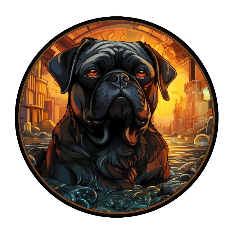 Black pug