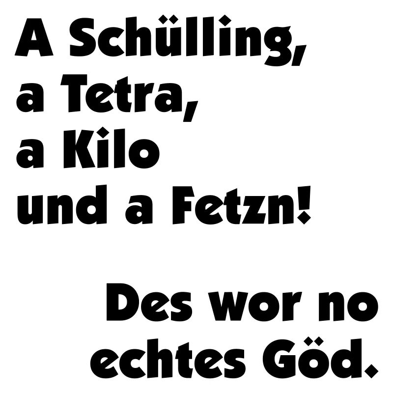 Schülling Tetra Kilo Fetzn - echtes Geld Schilling