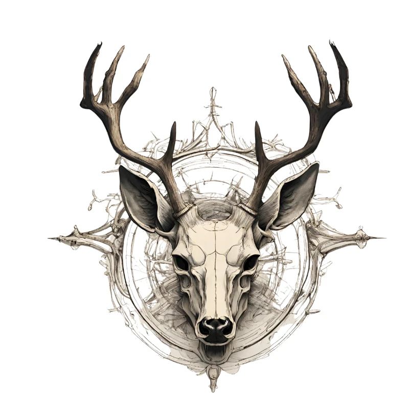 Skull and Bones Designes Hirsch