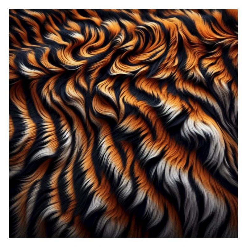 Tiger Muster Realistisch Muster Fell Raubkatze
