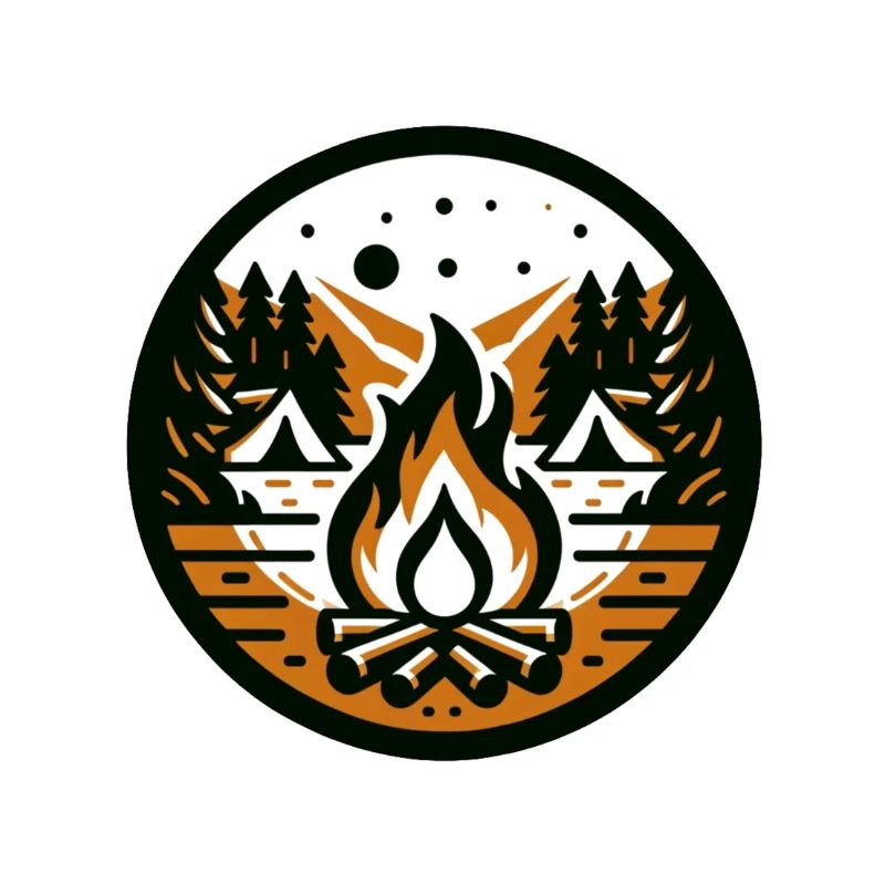 Lagerfeuer im Wald