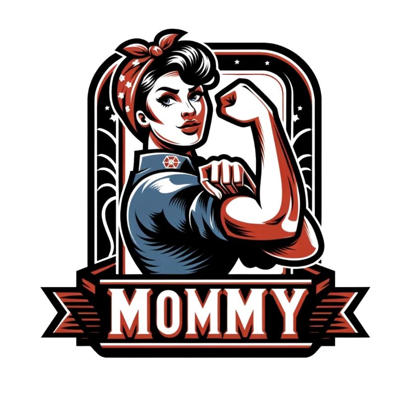 Maman musclée Simple