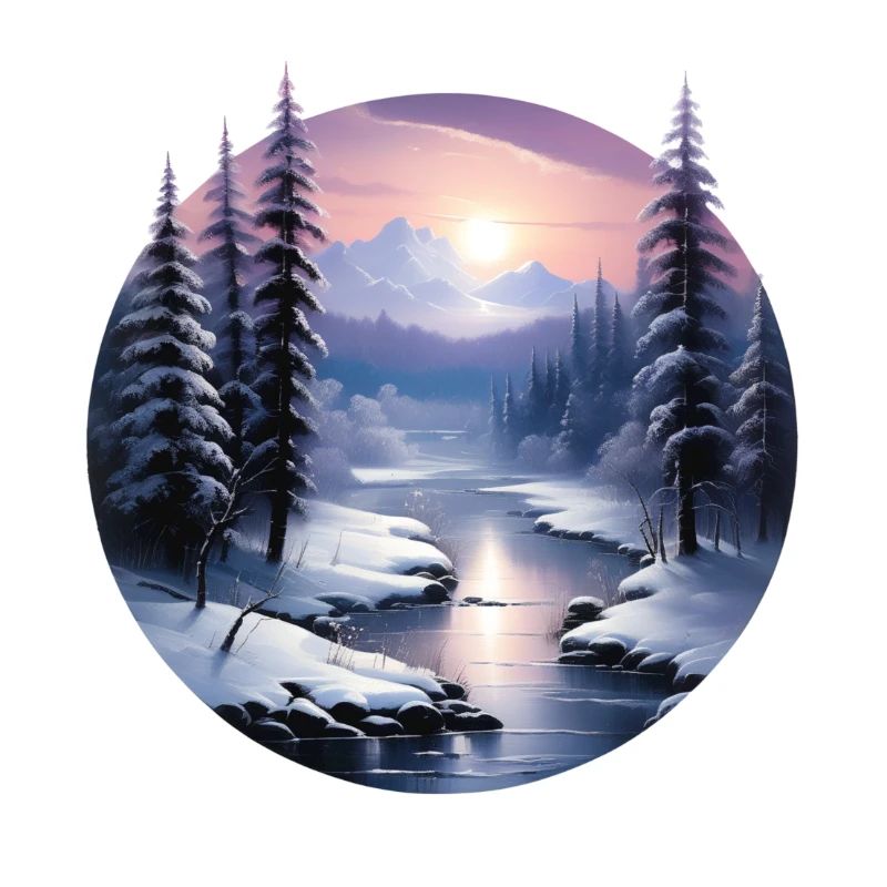 Winter Magic Landscape