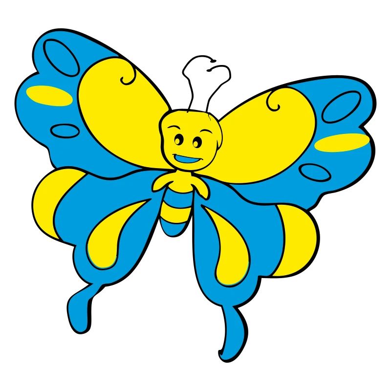 Colorful Butterfly > Vector Graphic