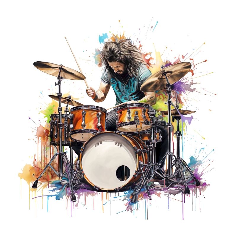Le batteur a un bon sens du rythme