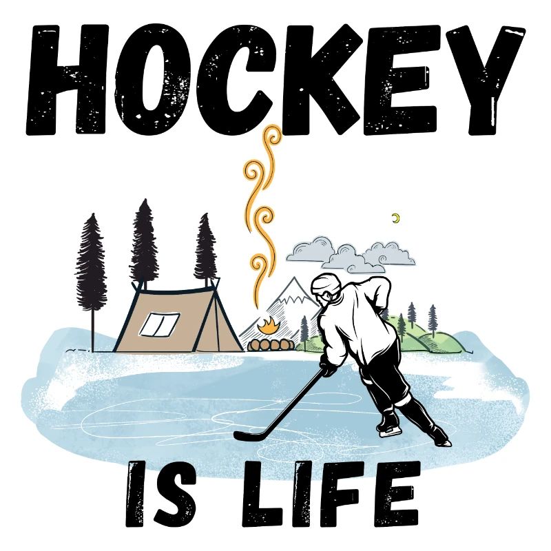 Eishockey Camping
