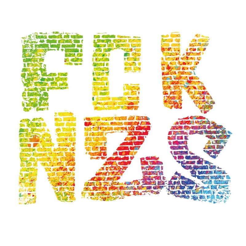 FCKNZS Mur Couleurs mouchetées 04