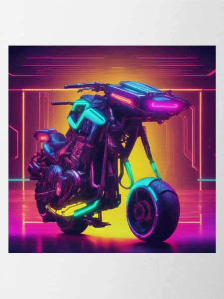 Futuristisches Motorrad