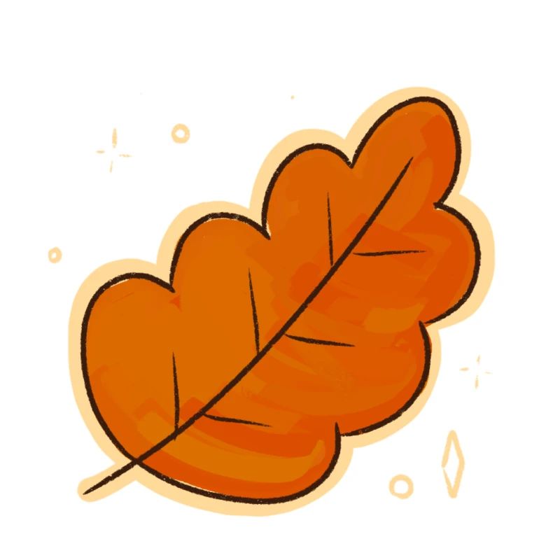 Herbstzauberblatt