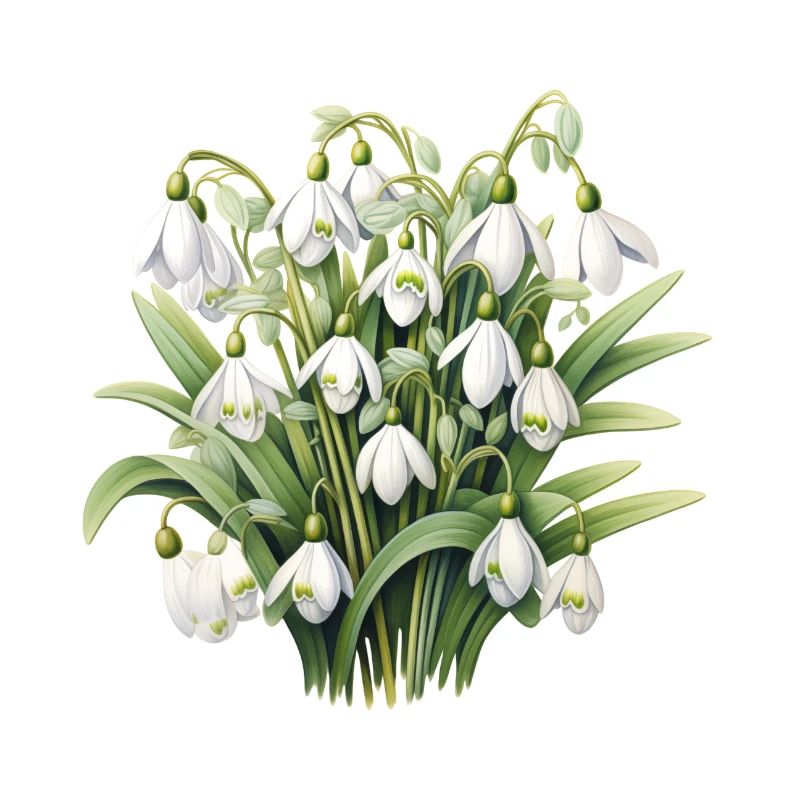 Bouquet de perce-neige