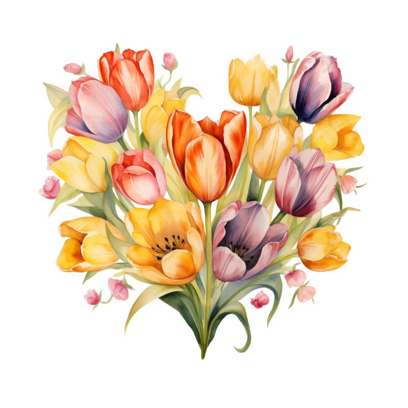 Tulpenherz-Strauß