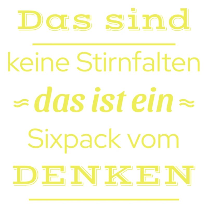Dictons drôles - Front Wrinkle Sixpack