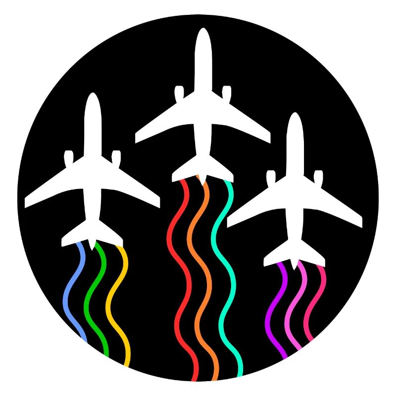 Airplane trail formation