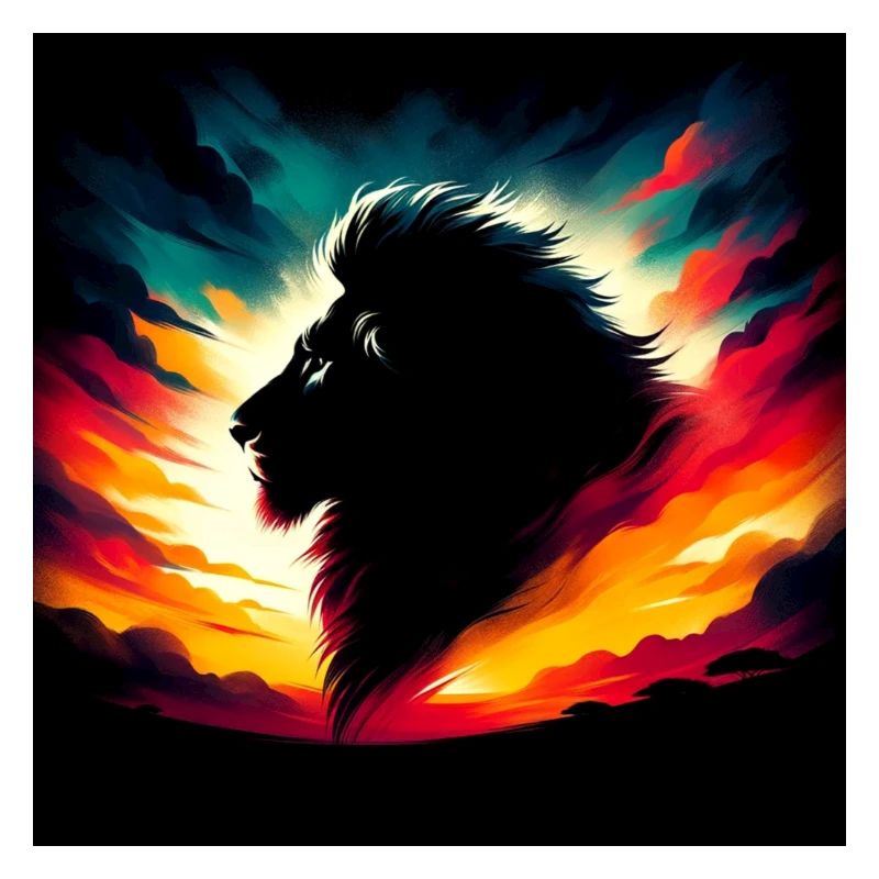 Silhouette Lion