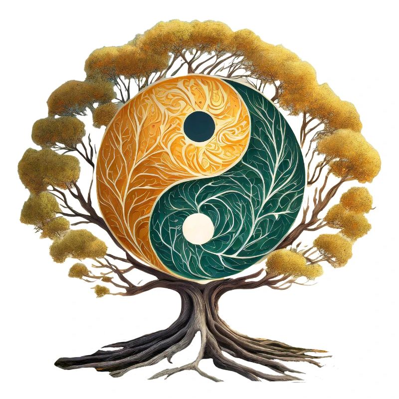 Yin und Yang Baum
