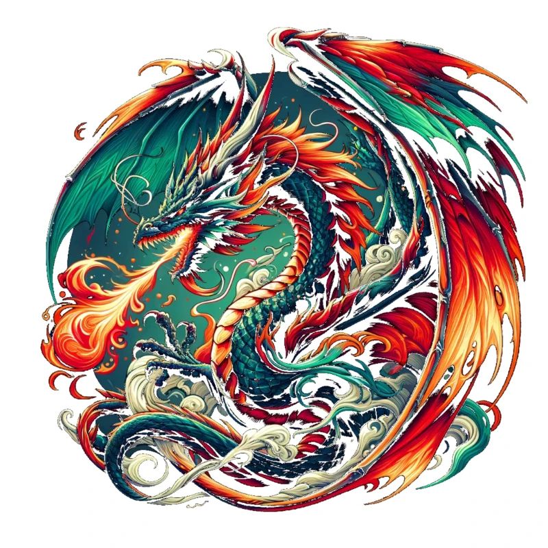 Spirale de dragon infernal