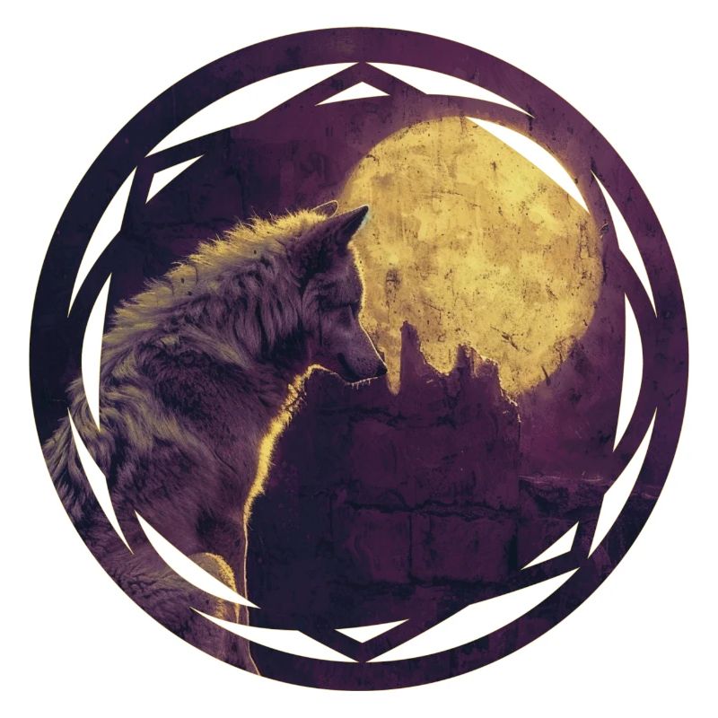 Wolf and the Celtic Moon