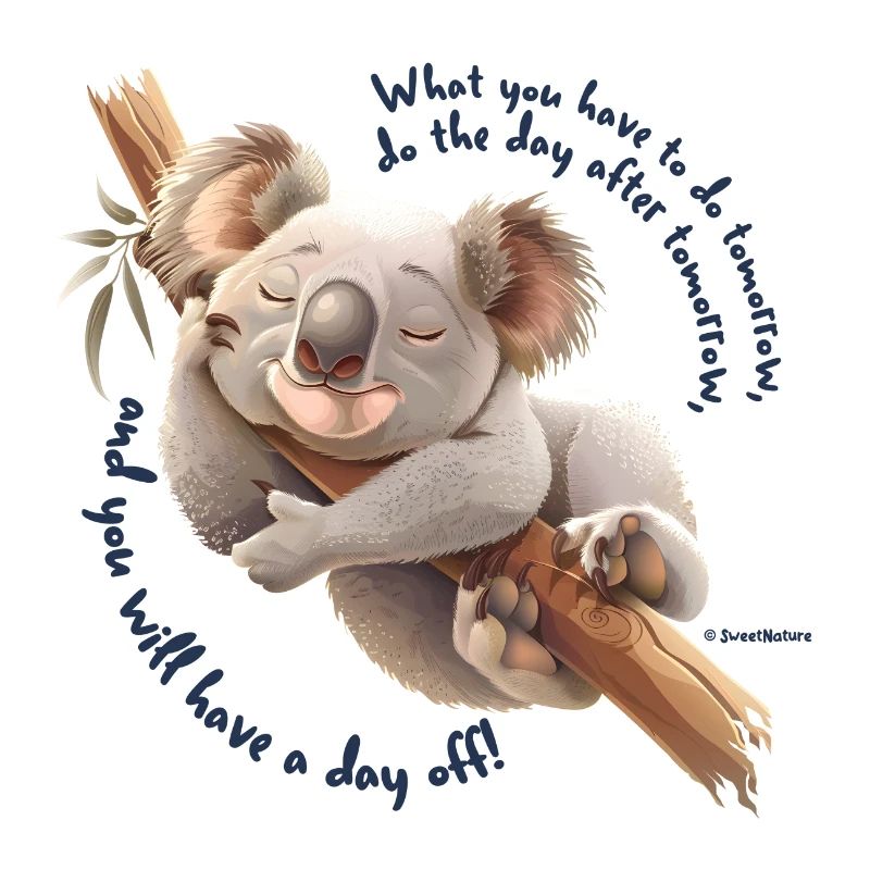 Lazy Koala Bear