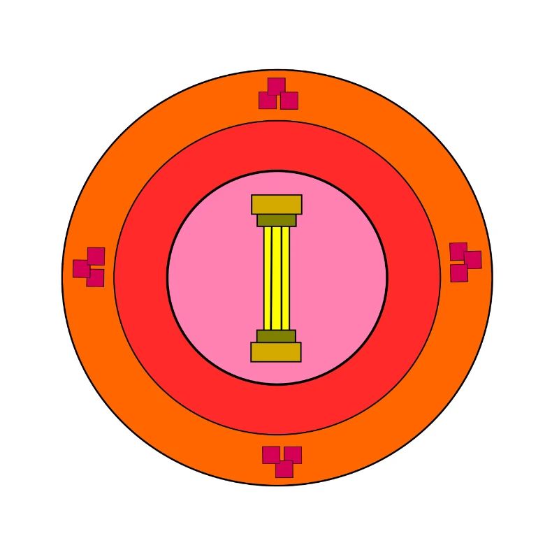 Emblem mit Säule