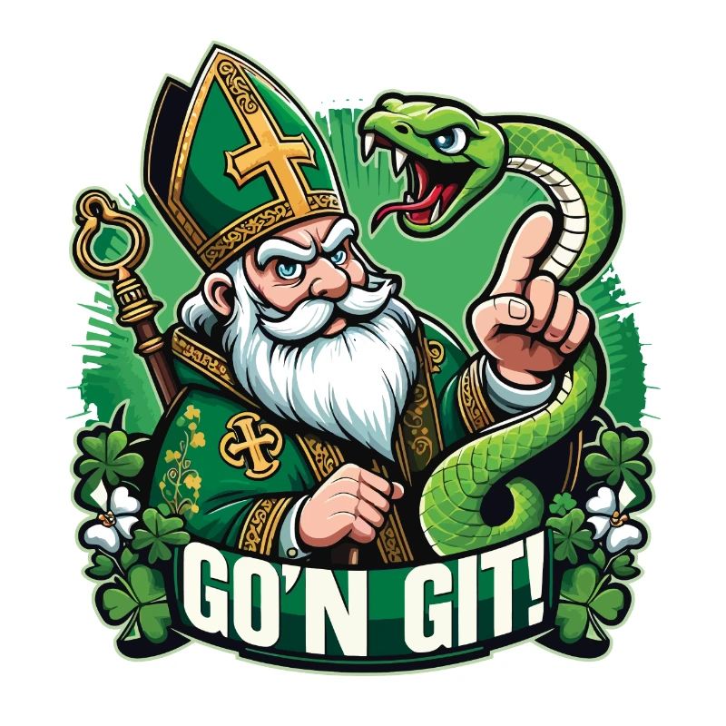 Funny st patricks day GO'N GIT! patty's day