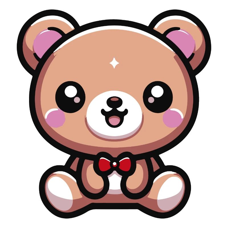 Cute Kawaii Teddy Bear 2