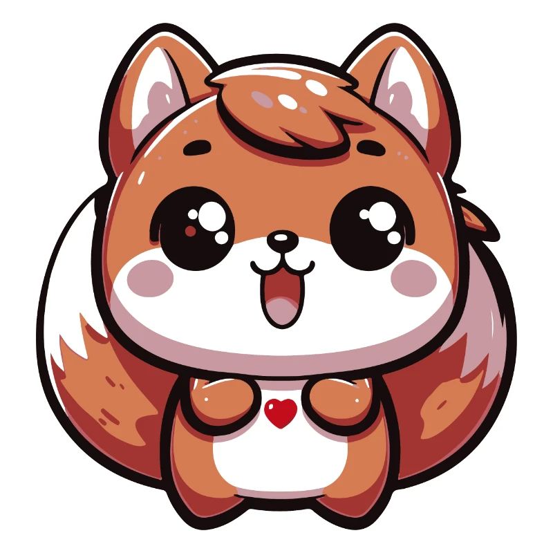 Nutty The Happy Kawaii Squirrel - 3