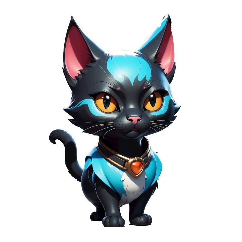 Chat Bande Dessinée Mignon