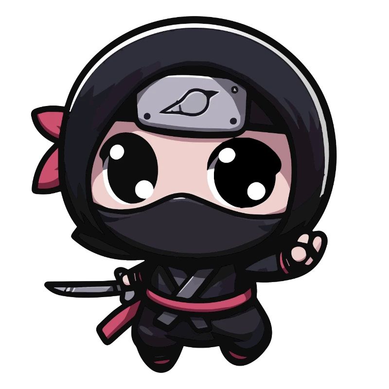 Mignon Kawaii Chibi Ninja