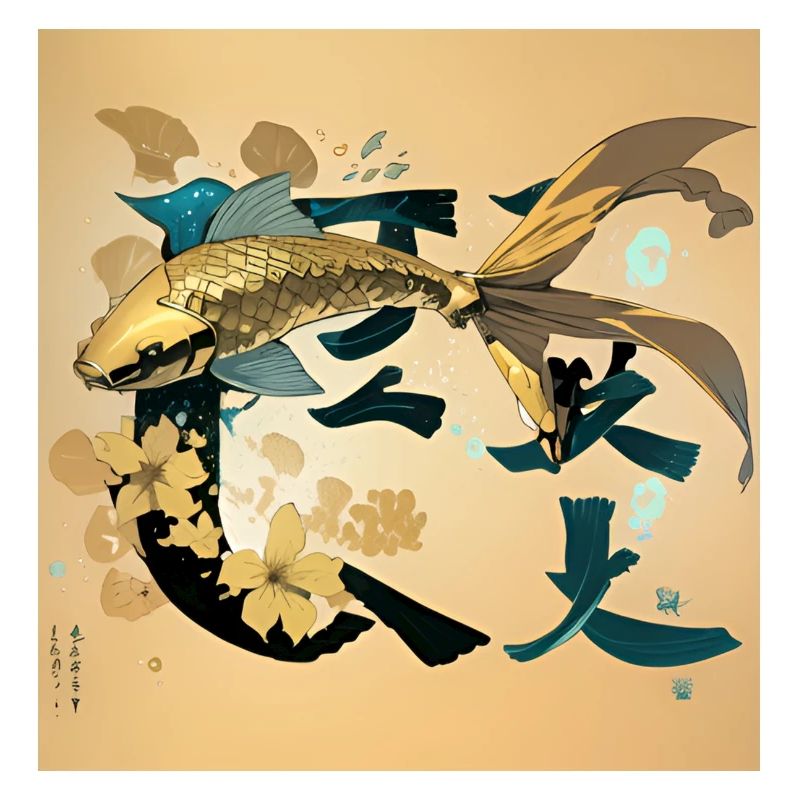 Koi karpfen,koi, karpfen,japanisch, kawaii