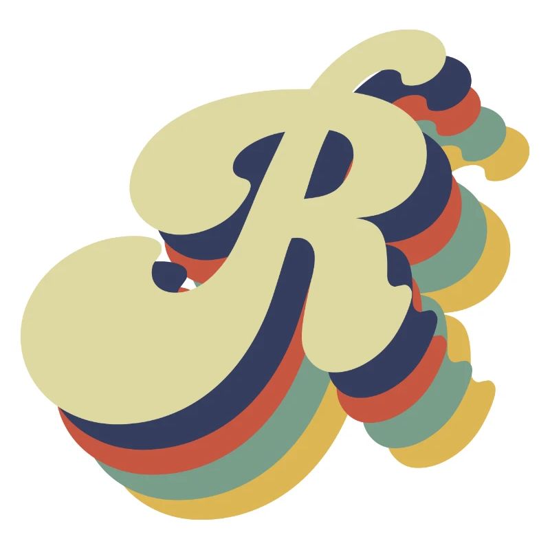 Retro Letter R