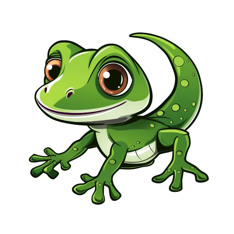 Lustiger Gecko