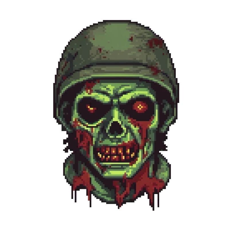 Zombie Soldier Pixel