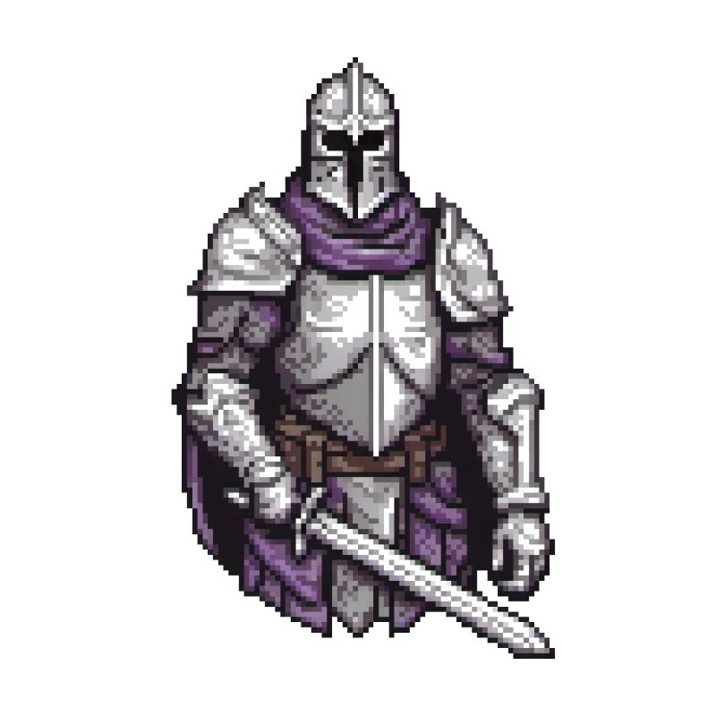 Vaillance du paladin pixel