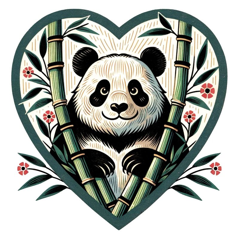 Panda Ours Bambou