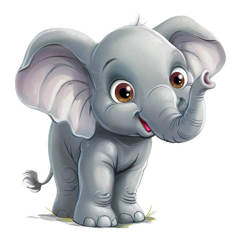 Petit éléphant drôle