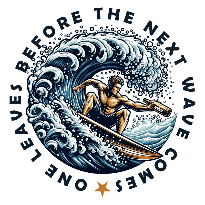 one leaves before the next wave comes