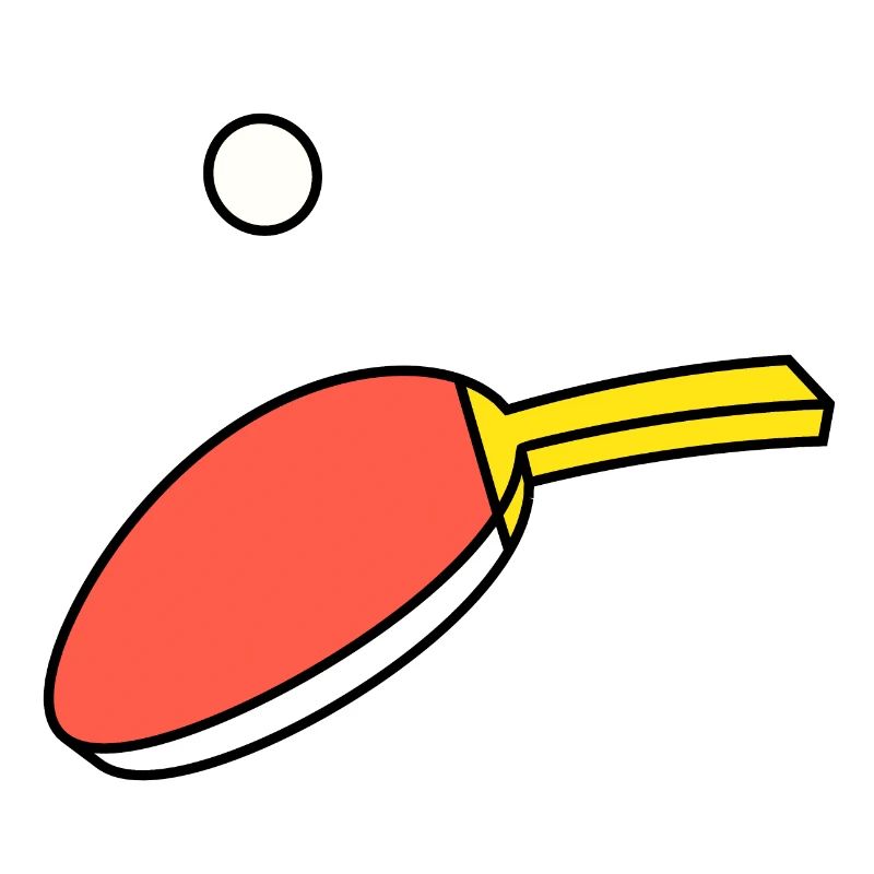 Ping Pong - Paddle & Ball