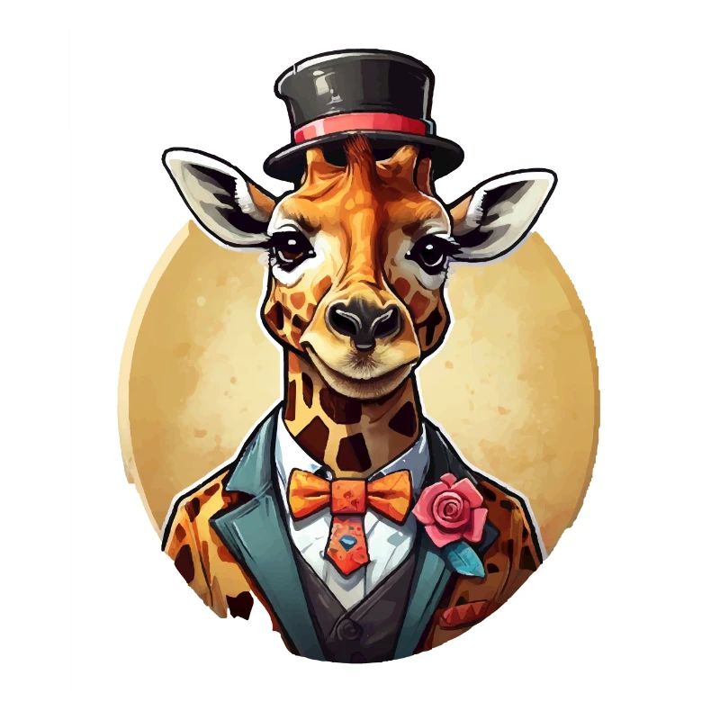 Girafe comique cool drôle